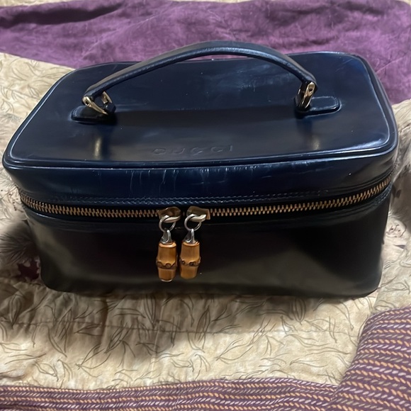 🖤Vintage GUC Patent Leather Gucci Vanity Case - Picture 2 of 13